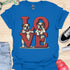 Love is a four legged word - V6 - Standing Duo T-Shirt